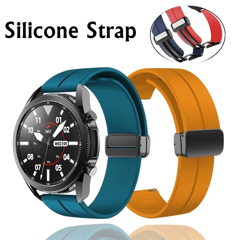 Magnetic Folding Buckle Band for C20 Pro Silicone Strap 22mm for NEW C20 Pro Watchband Bracelet