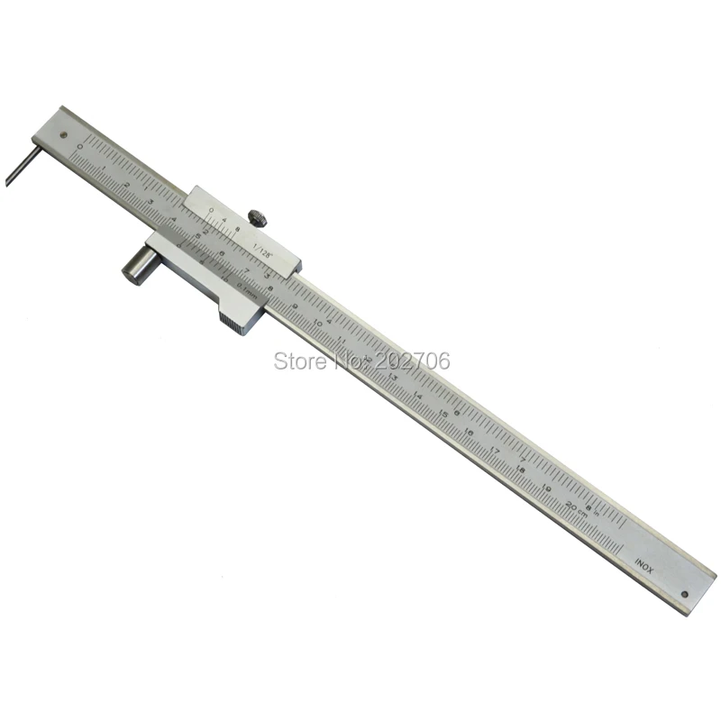 0-200mm Marking Vernier Caliper With Carbide Scriber Parallel Marking Gauging Ruler Measuring Instrument Tool Send 1ps Needle