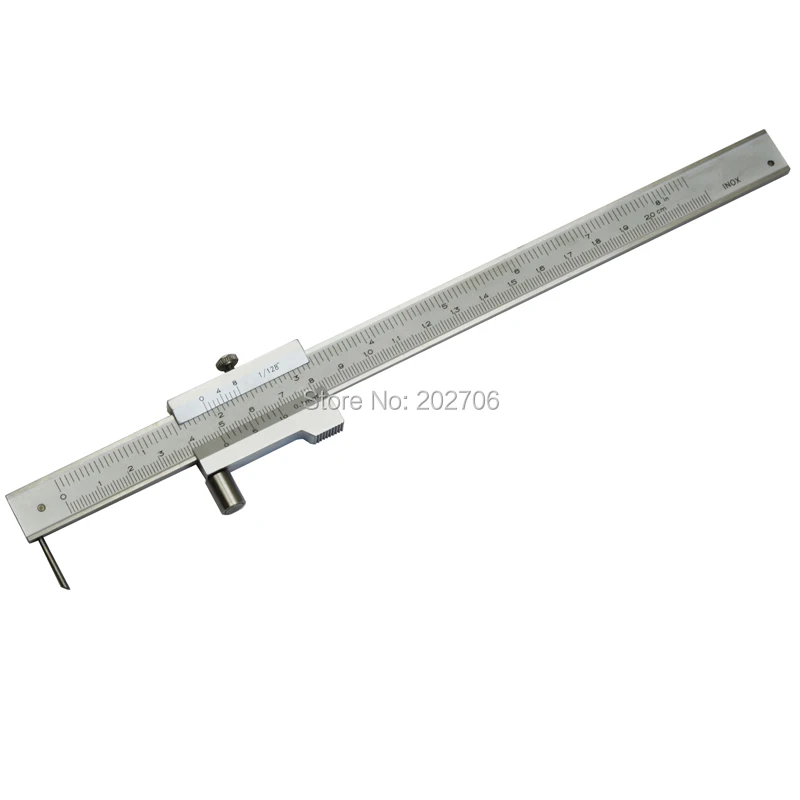 0-200mm Marking Vernier Caliper With Carbide Scriber Parallel Marking Gauging Ruler Measuring Instrument Tool Send 1ps Needle