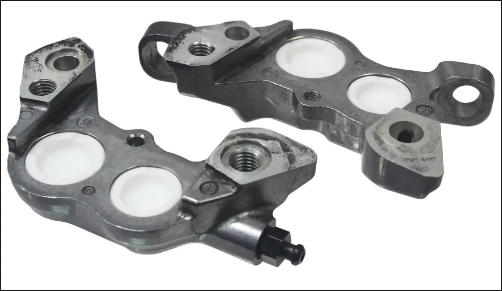 HEPPE Bike Brake Ceramics Piston for SHIMANO M640 M810 M6120 M7120 M8020 M8120 M9120 Saint M820 Brake Calipers 4 Pistons w/ Seal
