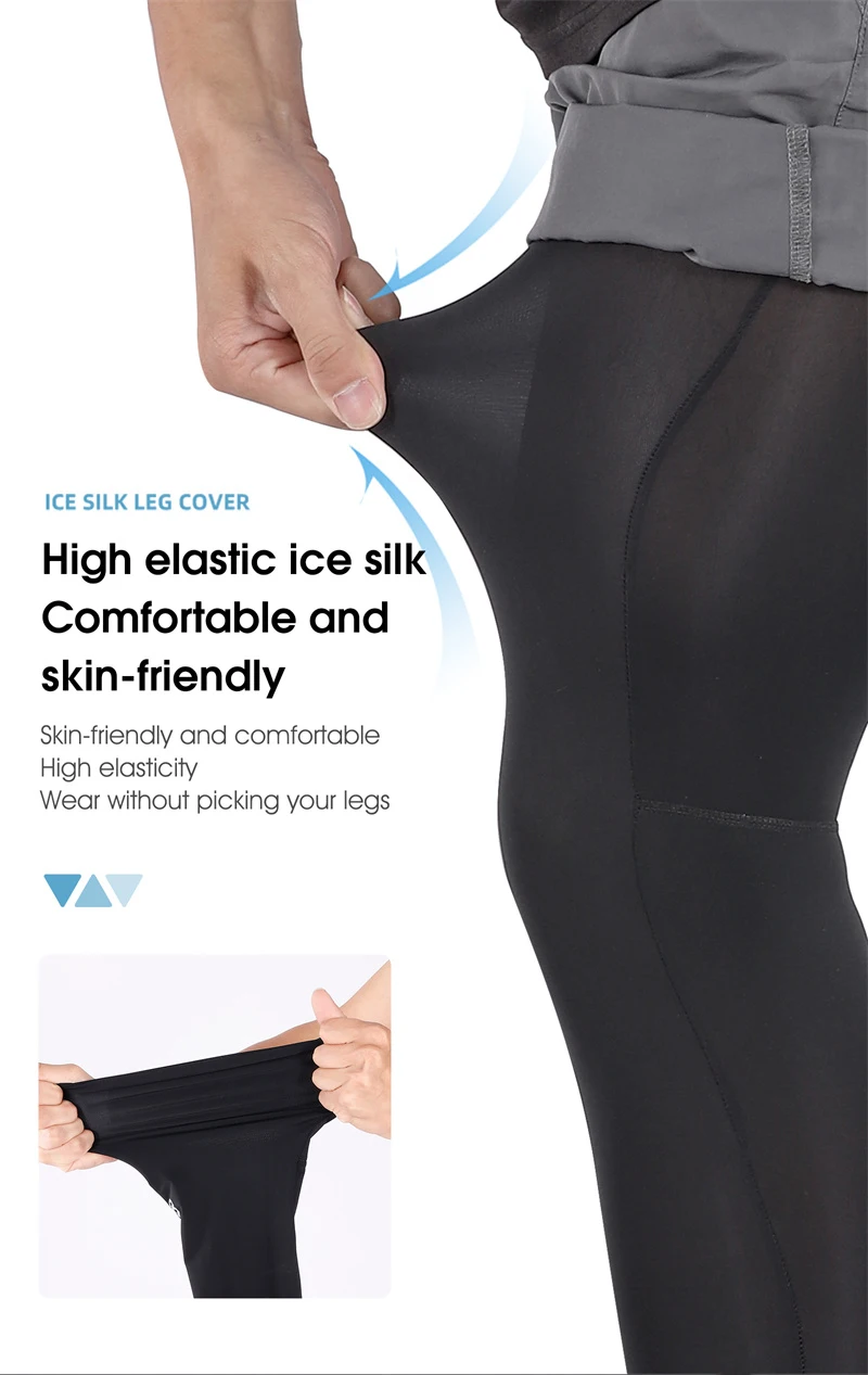 WEST BIKING Summer Cycling Leg Compression Sleeves Outdoor Sports Quick Dry Knee Protection Leggings Running Basketball Anti UV