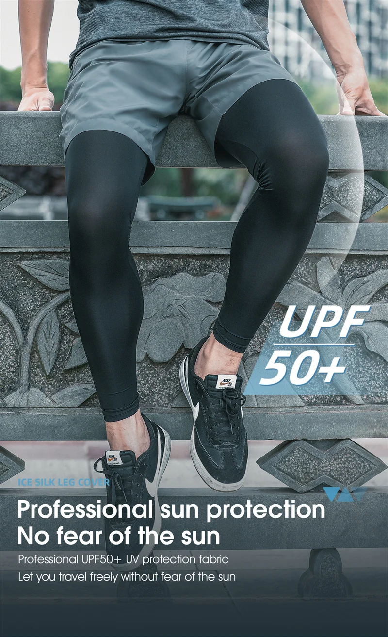WEST BIKING Summer Cycling Leg Compression Sleeves Outdoor Sports Quick Dry Knee Protection Leggings Running Basketball Anti UV