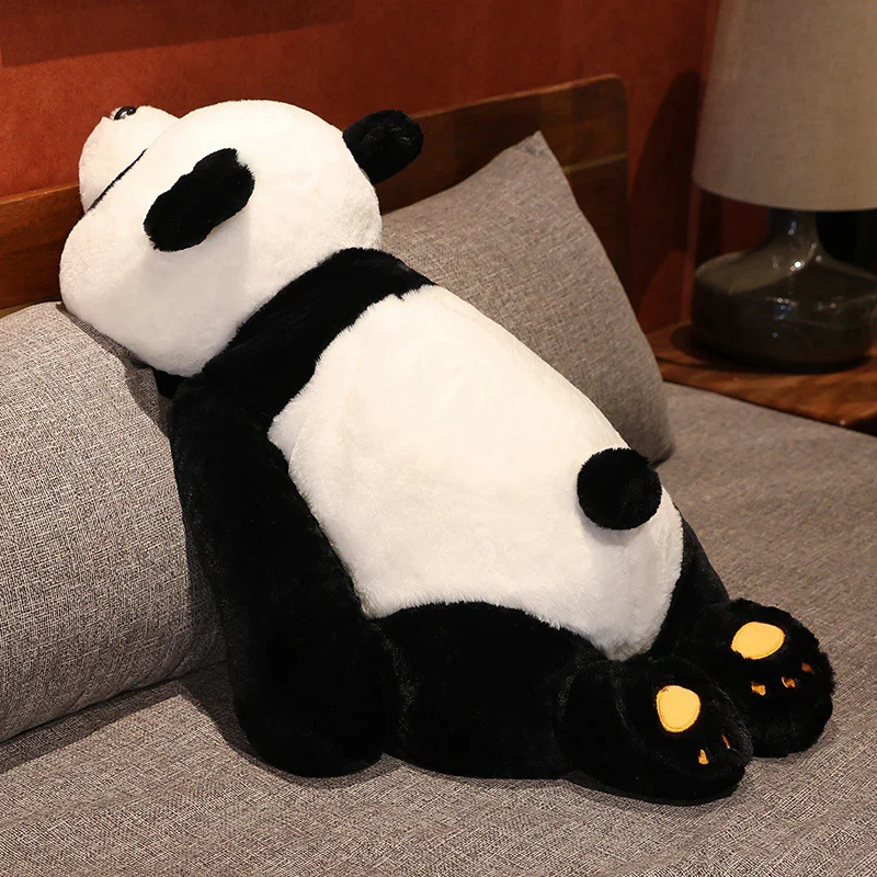 60cm-120cm Giant Panda Plush Toys Soft Sleep Pillow Cartoon Animal Bear Stuffed Baby Doll Classic Kids Birthday Christmas Gifts