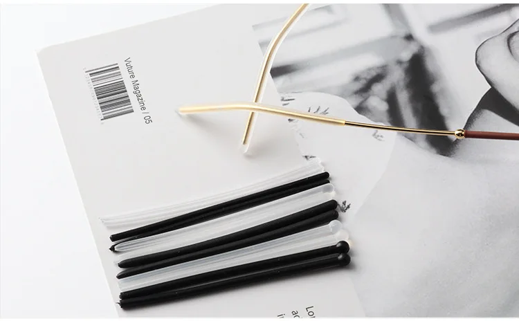 10pcs(5pairs) New Anti Slip Glasses Temple Tips Accessories Optical Frame Temples Eyeglasses Silicone Temple tip