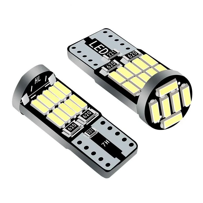 10pcs T10 Led Canbus No Error Car Interior Light T10 26 SMD 4014 Chip Car Interior Dome Reading License Plate Light Signal Lamp