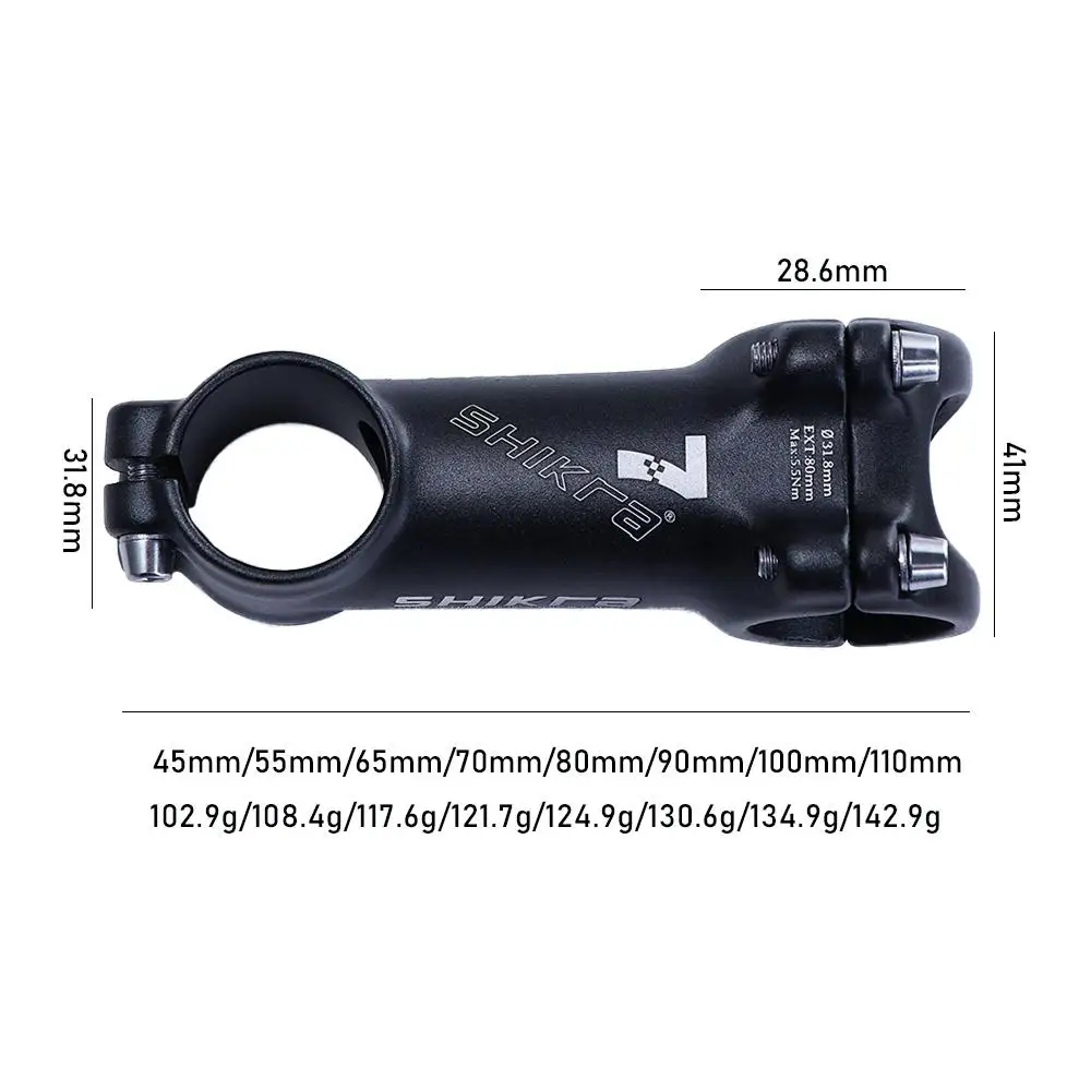 Ultralight Bicycle Stem MTB Road Bike Stem 31.8mm Mountain bike Stem Handlebar Stem 7 Degree 45/55/65/70/80/90/100/110mm