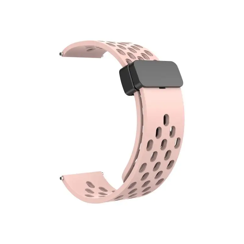 22mm 20mm Magnetic Strap for Samsung Galaxy Watch 4 5 6 7 4/6 Classic/Active2 Silicone Band for Amazfit Bip 3 Huawei GT7 Pro GT6
