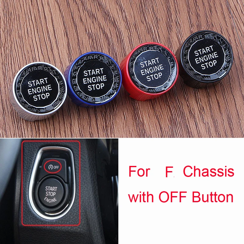 Car Styling For BMW 1 2 3 4 5 6 7 Series F20 F21 F22 F23 F30 F34 F10 F18 F12 F07 F01 F02 ENGINE START STOP Switch Button Sticker