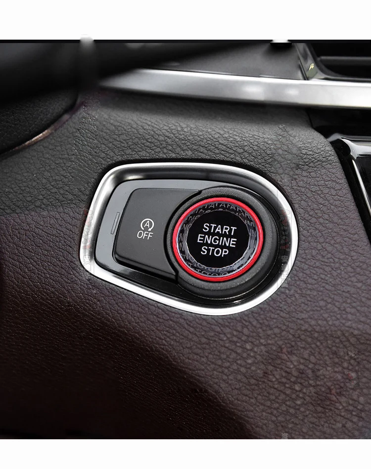 Car Styling For BMW 1 2 3 4 5 6 7 Series F20 F21 F22 F23 F30 F34 F10 F18 F12 F07 F01 F02 ENGINE START STOP Switch Button Sticker