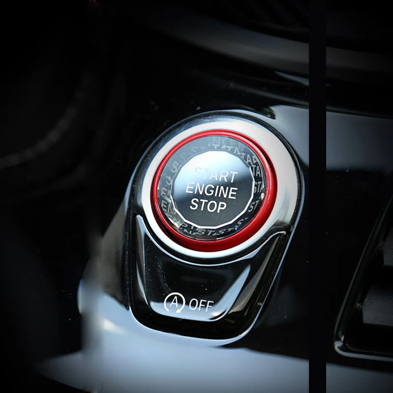 Car Styling For BMW 1 2 3 4 5 6 7 Series F20 F21 F22 F23 F30 F34 F10 F18 F12 F07 F01 F02 ENGINE START STOP Switch Button Sticker