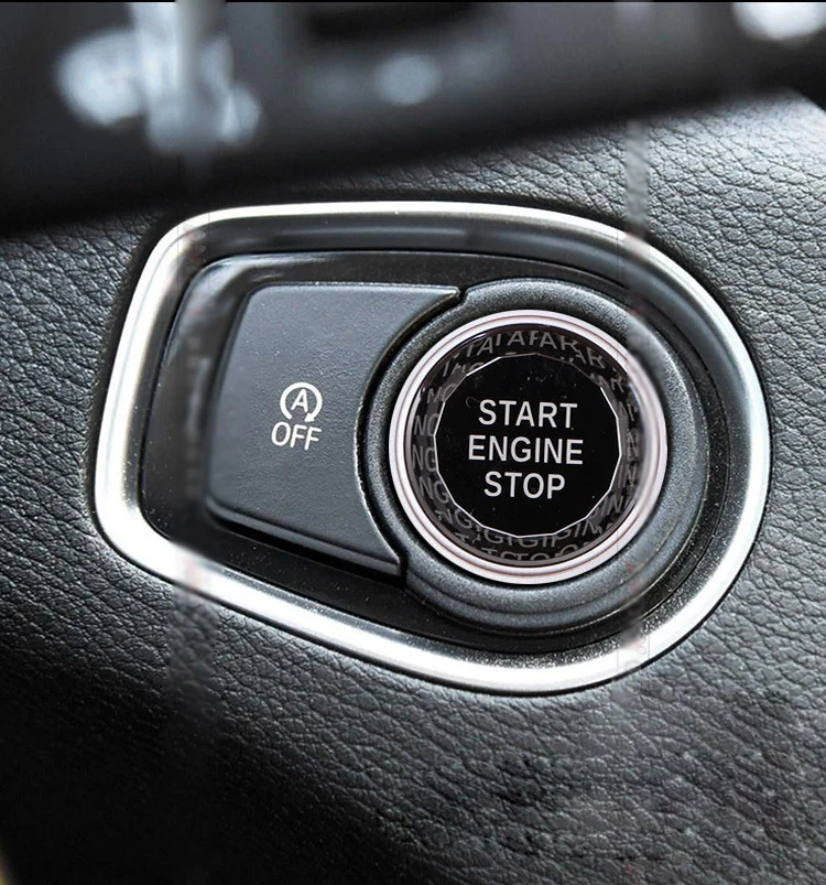 Car Styling For BMW 1 2 3 4 5 6 7 Series F20 F21 F22 F23 F30 F34 F10 F18 F12 F07 F01 F02 ENGINE START STOP Switch Button Sticker
