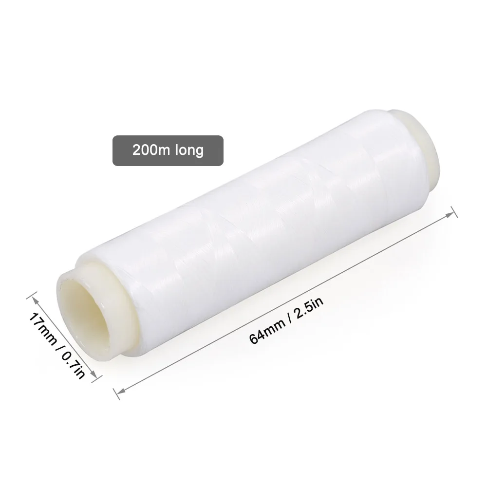 Pack of 4Pcs 200M High Tensile Elastic Bait Thread Sea Fishing Bait Lure Line Bait Saver Nylon for Pesca Fishing Accessories