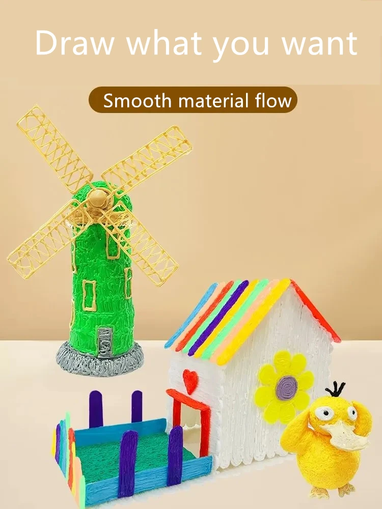 9M/25M/50M/100M PLA PCL 3D Printing Pen Consumables Colored Odorless Safety Plastic Filament Diameter 1.75mm For 3D Printing Pen