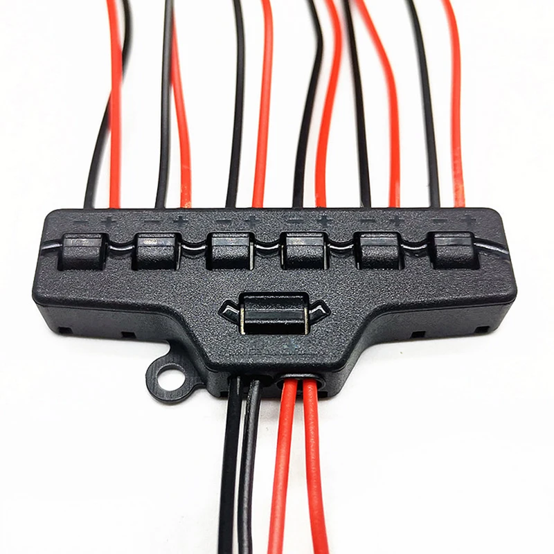 1pc Railway Train Port Sharing Box 3/6 Distribution Port Hub For SMD Led Model Miniature Lighting System DC Lamp