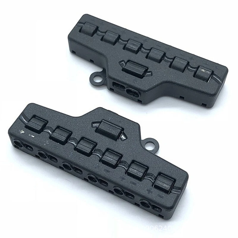 1pc Railway Train Port Sharing Box 3/6 Distribution Port Hub For SMD Led Model Miniature Lighting System DC Lamp