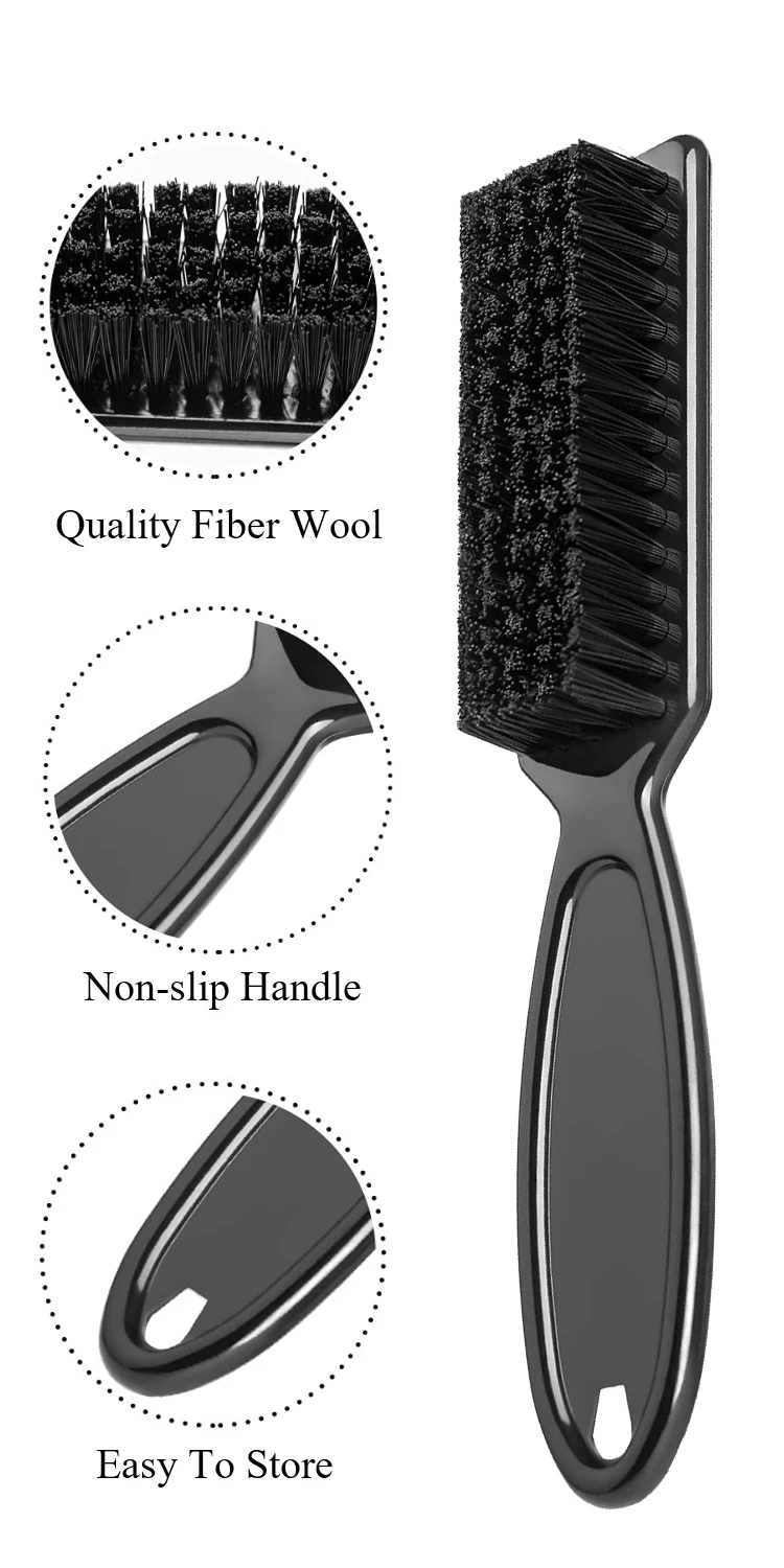 Barber Neck Duster Brush Sets Mens Duster Face Duster Tool Beard Set Men Broken Hair Brush Round Hairdressing Neck Brush