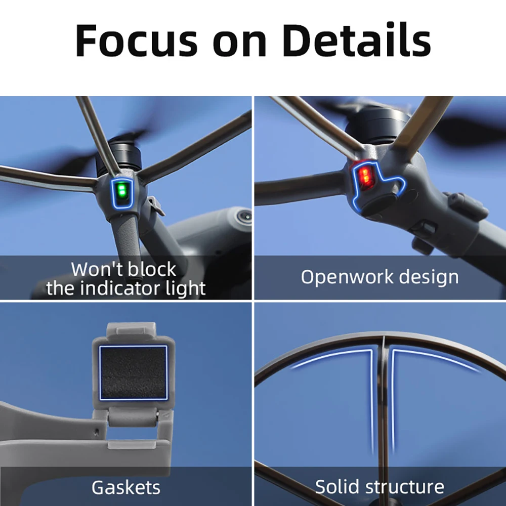 Propeller Holder for DJI Air 3/3S Propellers Stabilizer Props Fixed Protector Blades Mount Guard Drone Wing Fixed Accessories