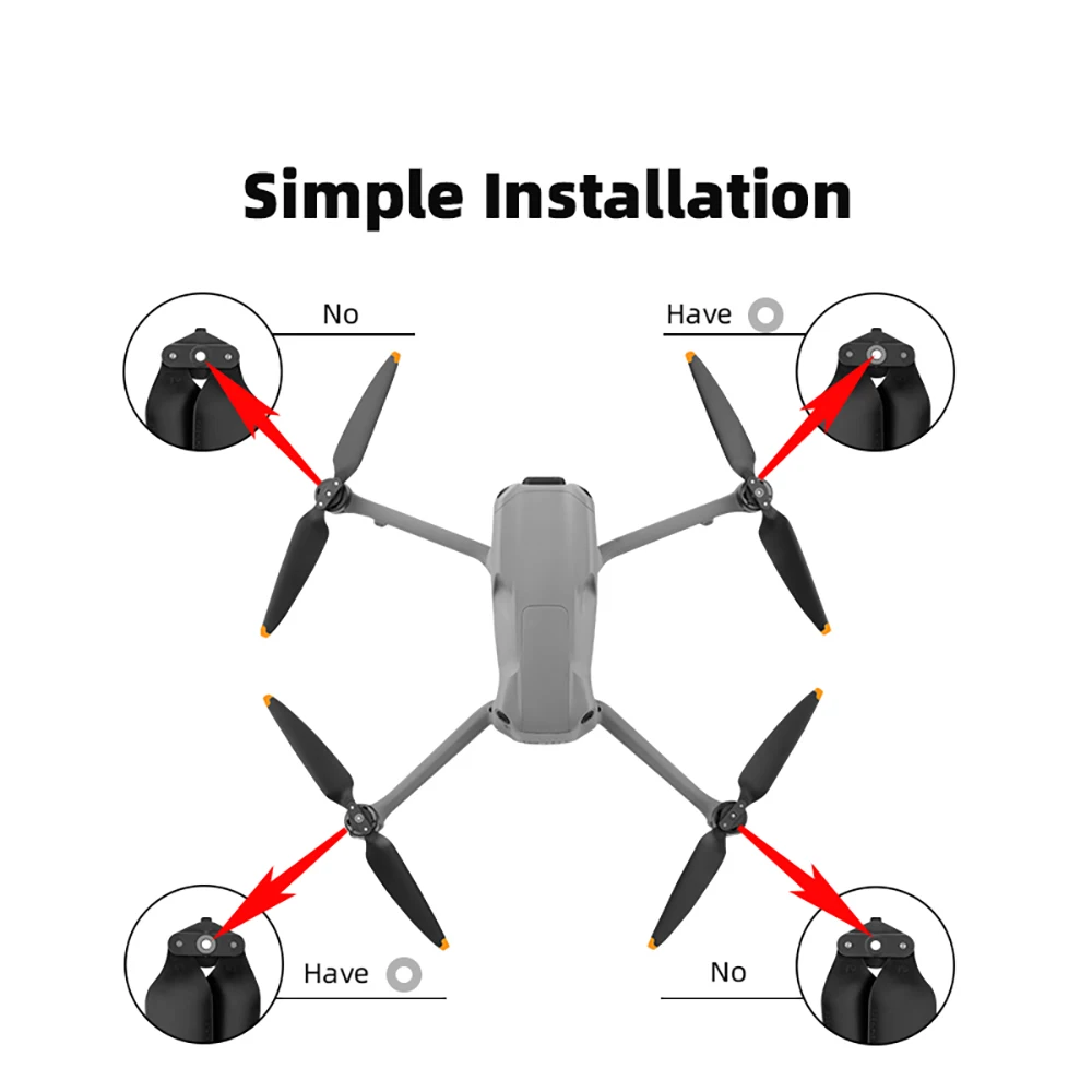 Propeller Holder for DJI Air 3/3S Propellers Stabilizer Props Fixed Protector Blades Mount Guard Drone Wing Fixed Accessories