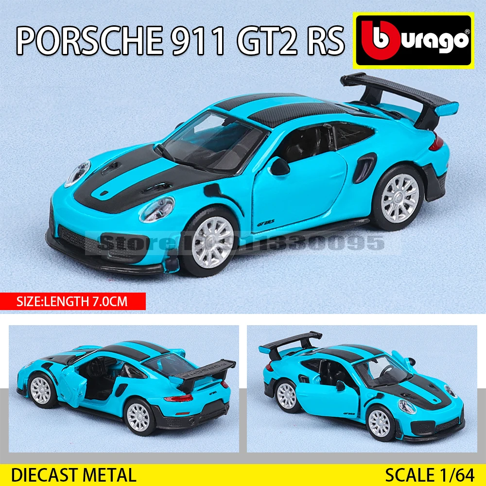 Bburago 1:64 GOLF GT 2017 2020 mustang shelby gt500 Car Model Collection Xmas Gift Toys for Boys Ferrari Benz Volkswagen