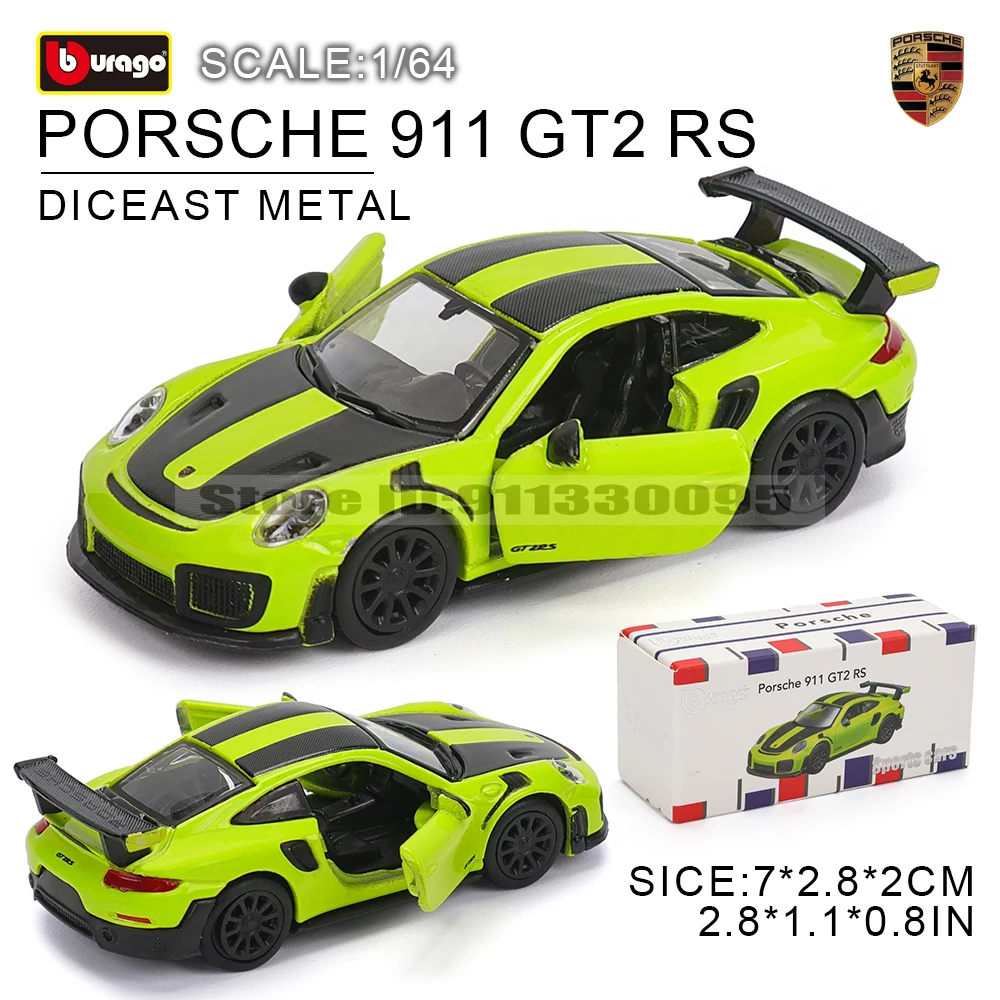 Bburago 1:64 GOLF GT 2017 2020 mustang shelby gt500 Car Model Collection Xmas Gift Toys for Boys Ferrari Benz Volkswagen