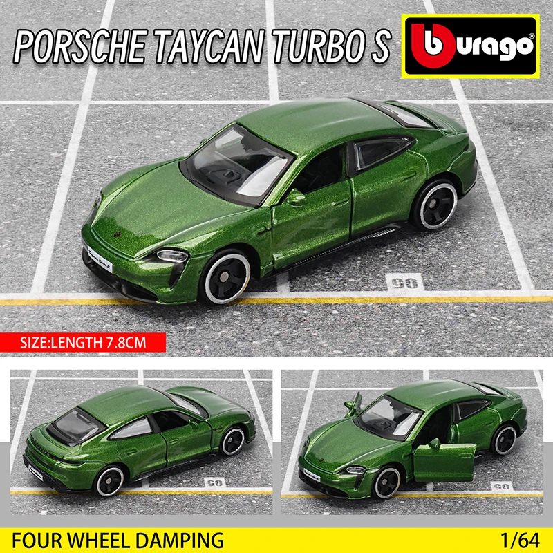 Bburago 1:64 GOLF GT 2017 2020 mustang shelby gt500 Car Model Collection Xmas Gift Toys for Boys Ferrari Benz Volkswagen