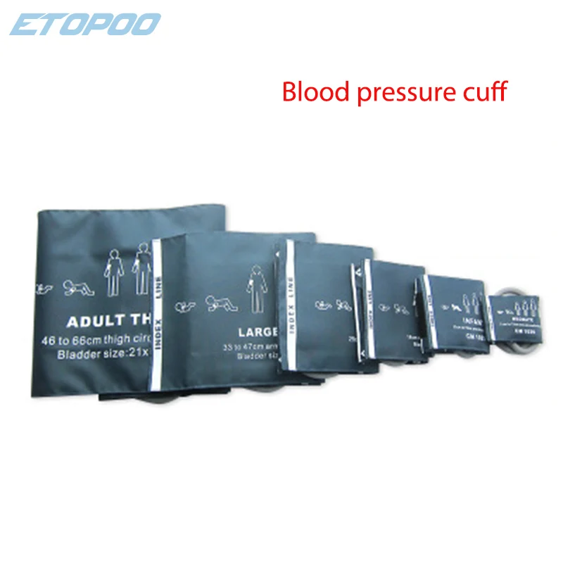 Medical Adult Blood Pressure Cuff Sleeve Neonatal Infant Child Cuff Belt for Sphygmomanometers NIBP Monitor Cuff Single Tube