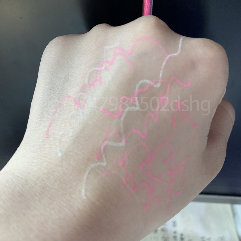 10pcs Pink White Brow Pen Skin Pen Waterproof Eyebrow Lip Tatoo Gel Marker Pen for Microblading Eyebrow Lip Scribe PMU Tool