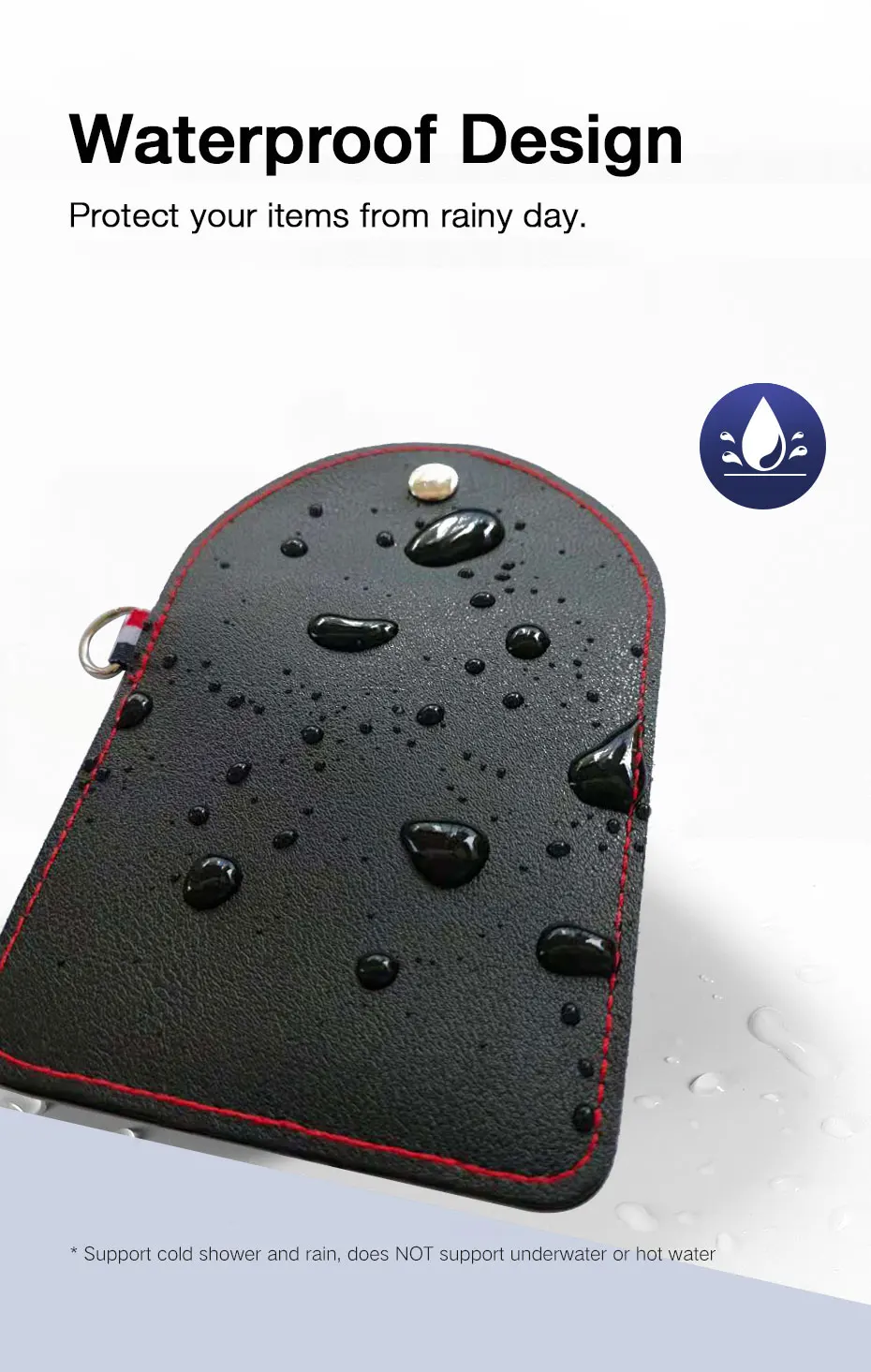 EARDECO Black Mini Hard Headphone Case Portable Earbuds Pouch Box PU Leather Earphone Storage Bag Protective USB Cable Organizer