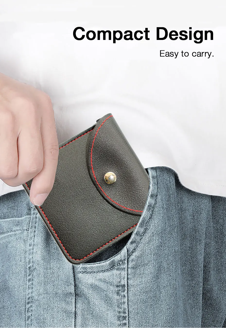 EARDECO Black Mini Hard Headphone Case Portable Earbuds Pouch Box PU Leather Earphone Storage Bag Protective USB Cable Organizer