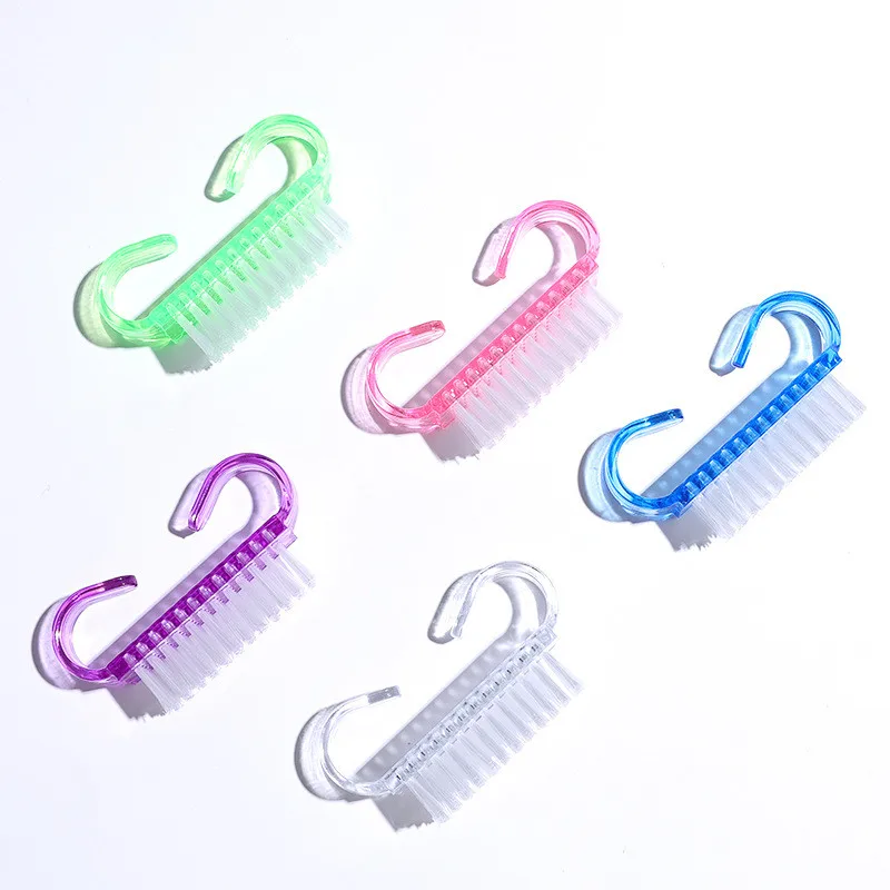 10/20/50/100pcs Handle Grip Nail Brush Fingernail Scrub Cleaning Nail Brushes Cleaner Nail Scrubber Bulk for Men Women