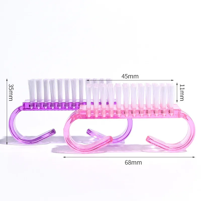 10/20/50/100pcs Handle Grip Nail Brush Fingernail Scrub Cleaning Nail Brushes Cleaner Nail Scrubber Bulk for Men Women