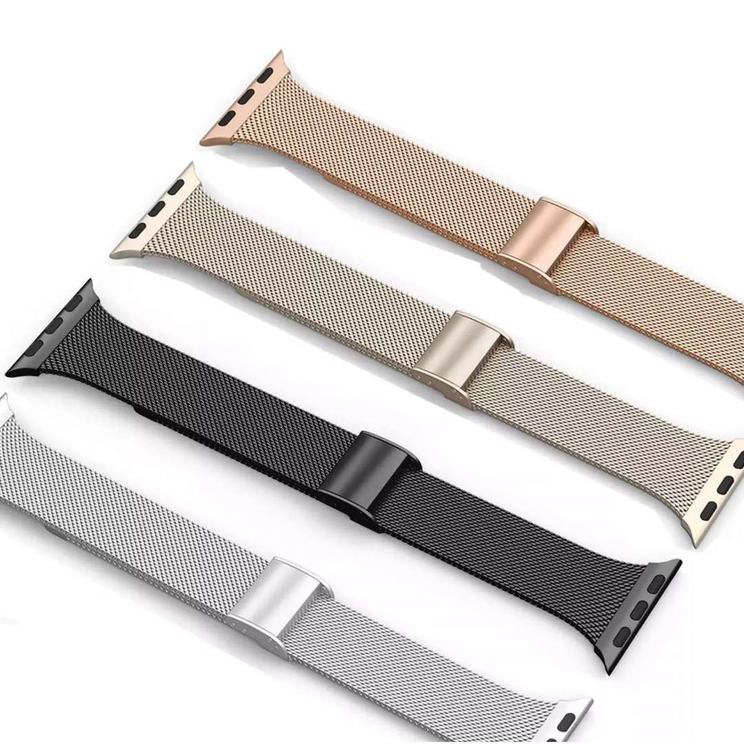 Milanese Strap for Apple Watch 44mm 40mm 45mm 41mm 46mm 42mm 49mm Metal Bracelet iWatch Series 12 11 10 Ultra 9 8 7 6 5 SE3 band