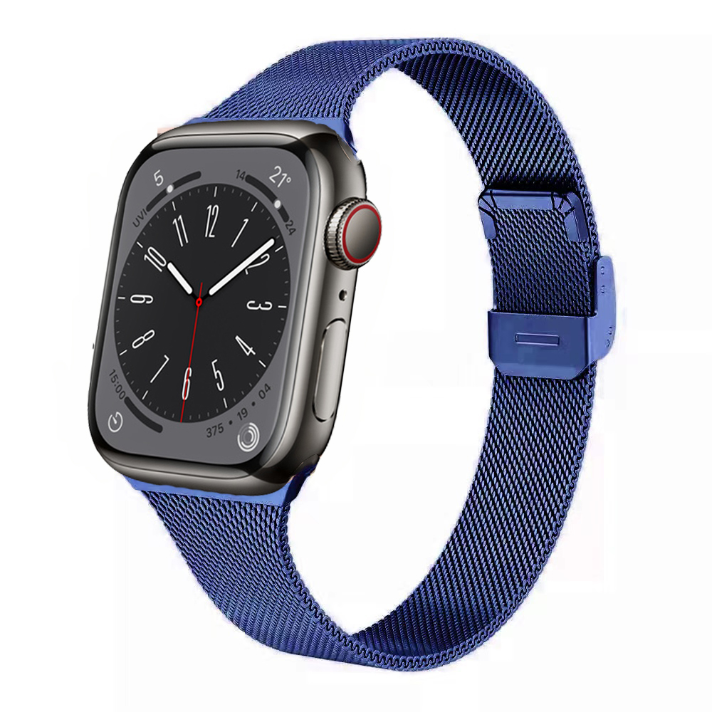 Milanese Strap for Apple Watch 44mm 40mm 45mm 41mm 46mm 42mm 49mm Metal Bracelet iWatch Series 12 11 10 Ultra 9 8 7 6 5 SE3 band
