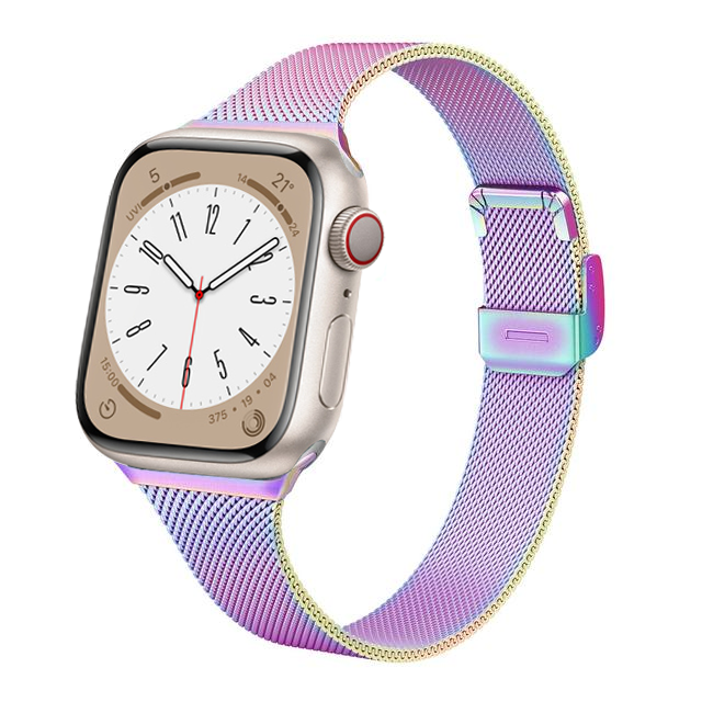 Milanese Strap for Apple Watch 44mm 40mm 45mm 41mm 46mm 42mm 49mm Metal Bracelet iWatch Series 12 11 10 Ultra 9 8 7 6 5 SE3 band