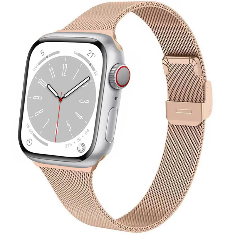 Milanese Strap for Apple Watch 44mm 40mm 45mm 41mm 46mm 42mm 49mm Metal Bracelet iWatch Series 12 11 10 Ultra 9 8 7 6 5 SE3 band