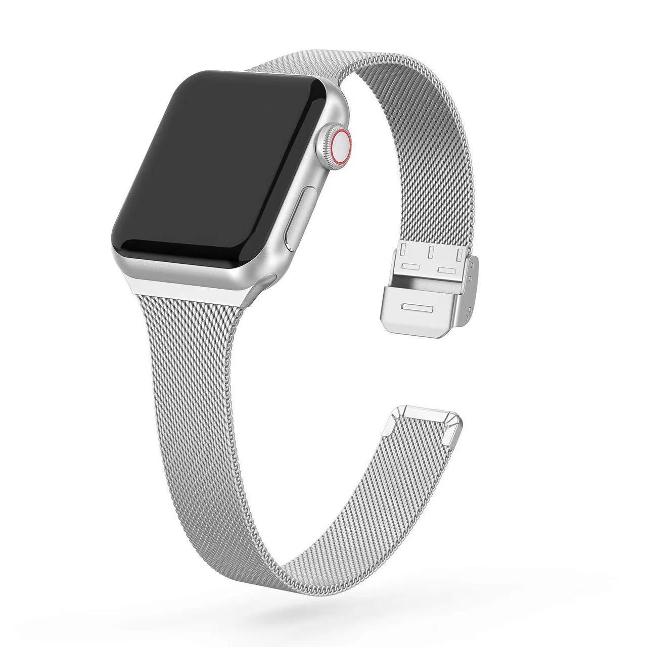 Milanese Strap for Apple Watch 44mm 40mm 45mm 41mm 46mm 42mm 49mm Metal Bracelet iWatch Series 12 11 10 Ultra 9 8 7 6 5 SE3 band