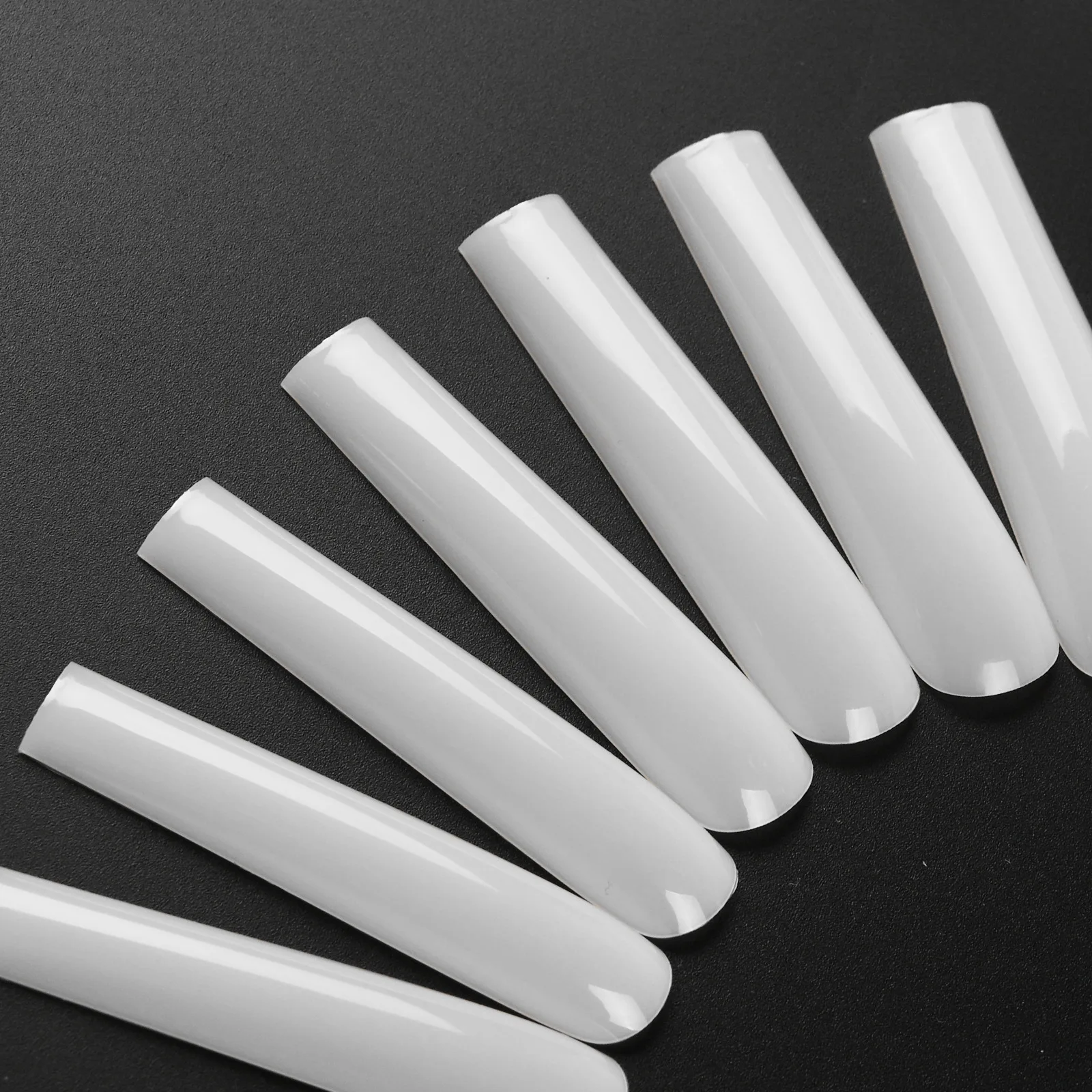120pcs 3XL Square Straight Extra Long Full Cover False Nail Artificial Acrylic False Nail Tips Clear Press On Nail Manicure Tool