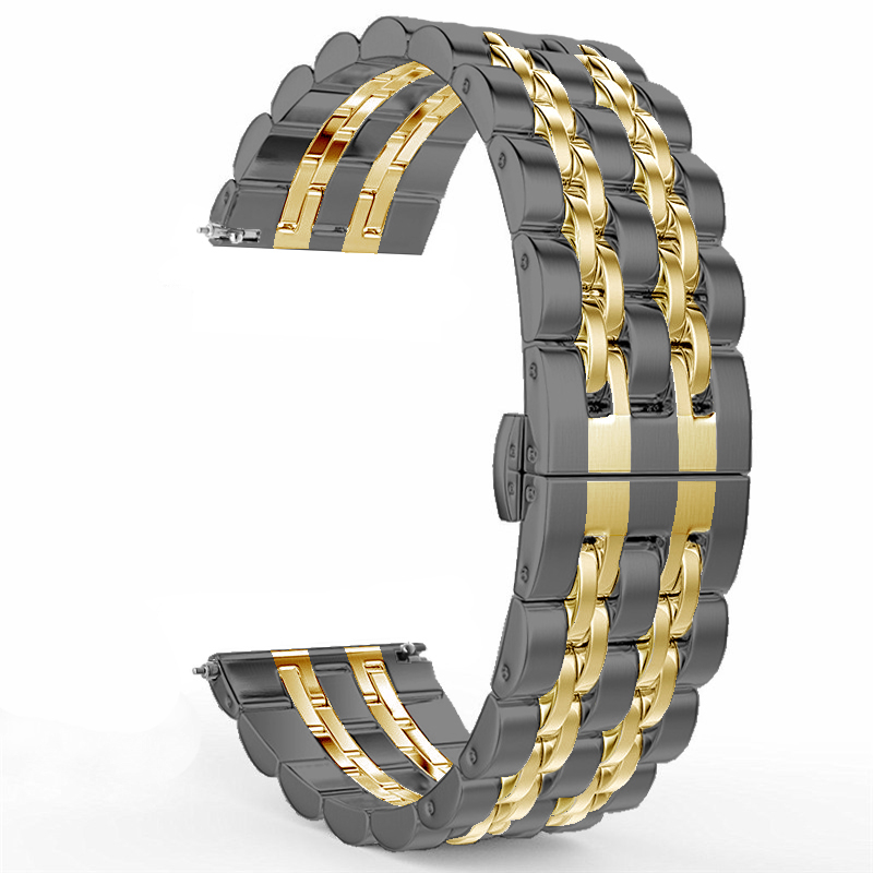 22mm 20mm Stainless Steel Strap for Samsung Watch 3 4 5 45mm Gear S3 46mm 42mm Active2 40 44mm Metal Strap Wristband Bracelet