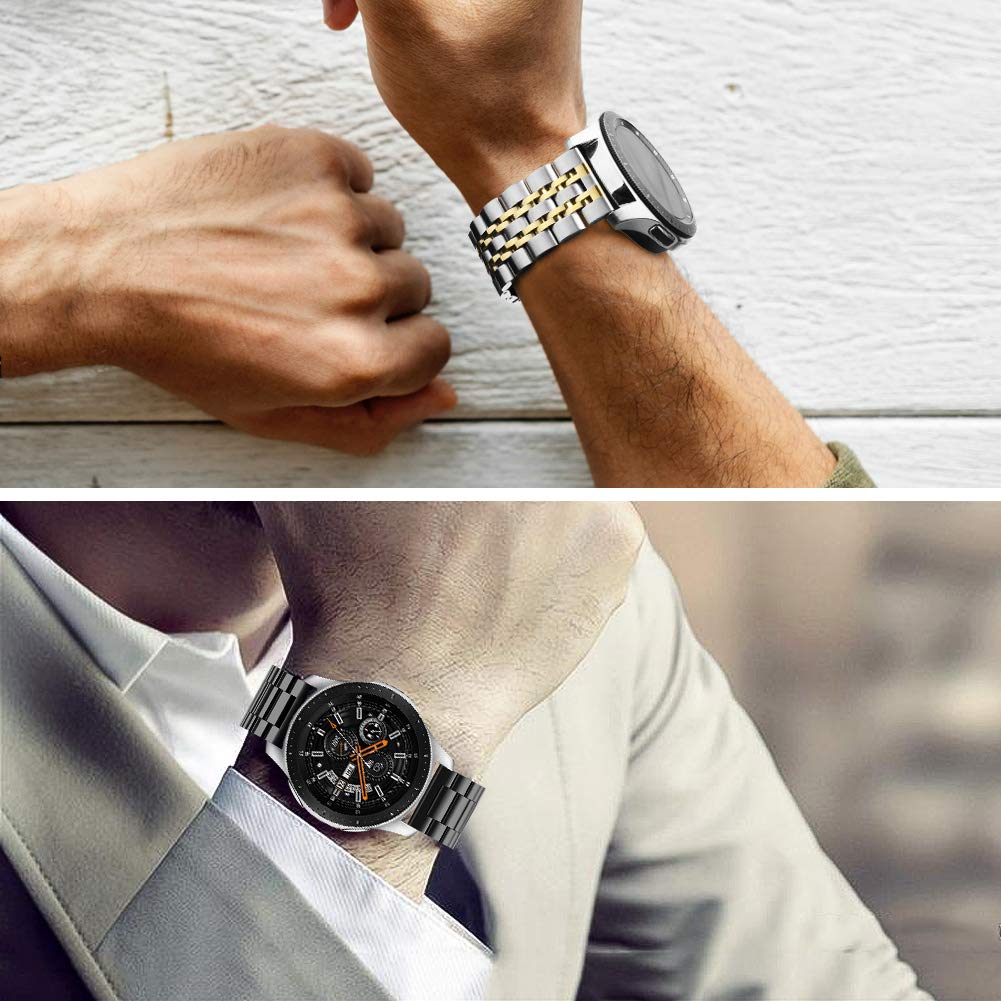 22mm 20mm Stainless Steel Strap for Samsung Watch 3 4 5 45mm Gear S3 46mm 42mm Active2 40 44mm Metal Strap Wristband Bracelet