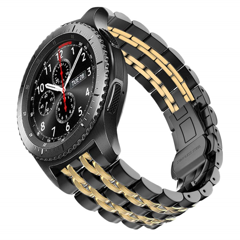 22mm 20mm Stainless Steel Strap for Samsung Watch 3 4 5 45mm Gear S3 46mm 42mm Active2 40 44mm Metal Strap Wristband Bracelet