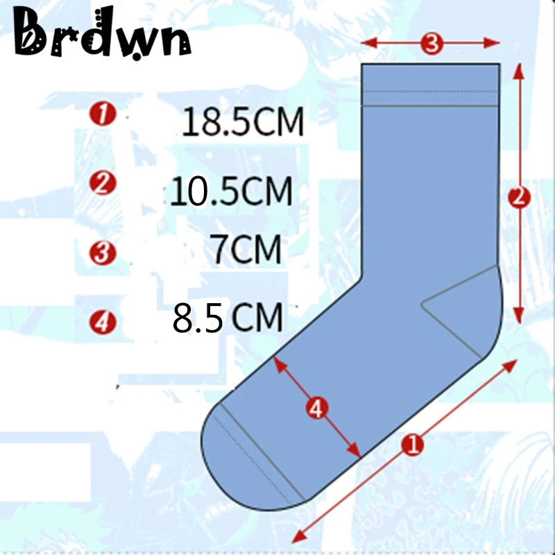 Brdwn Golden Wind Giorno Giovanna Bruno Bucciarati Kira Yoshikage Sock Short Socks Warm