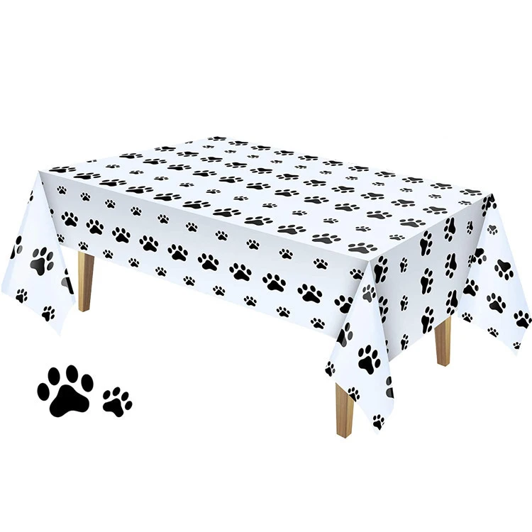 Paw Patrol Tablecloth Birthday Party Decorations Tableware Cartoon Dog TableCover Baby Shower Paw Dog Party Supplies