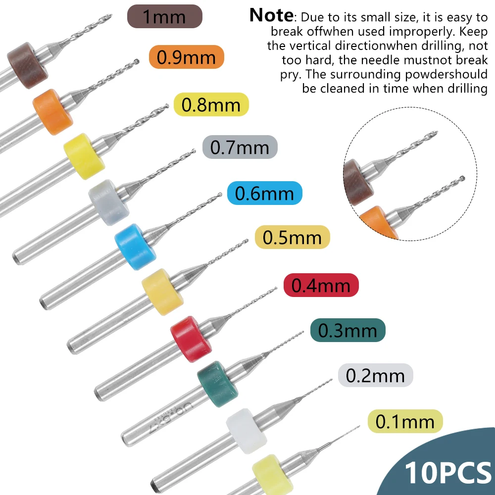 49pcs 0.2-3.4mm Hand Drill Set Mini Aluminum Hand Drill Bit Jewelry Craft Manual Drill Woodworking Tools Drill Bit Drilling Tool