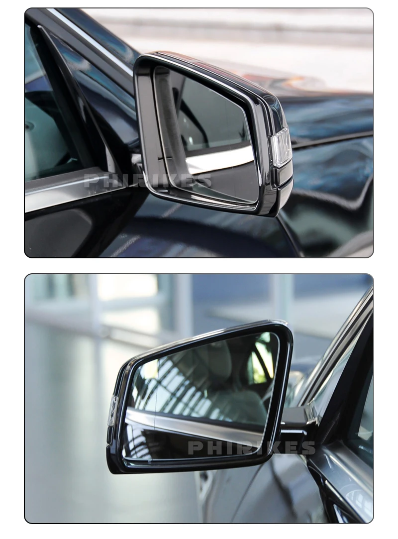 Left & Right Side Mirror Glass Rearview Exterior Wide Angle for Mercedes-Benz A B C E GLA CLA GLK W176 W246 W212 W204 W221