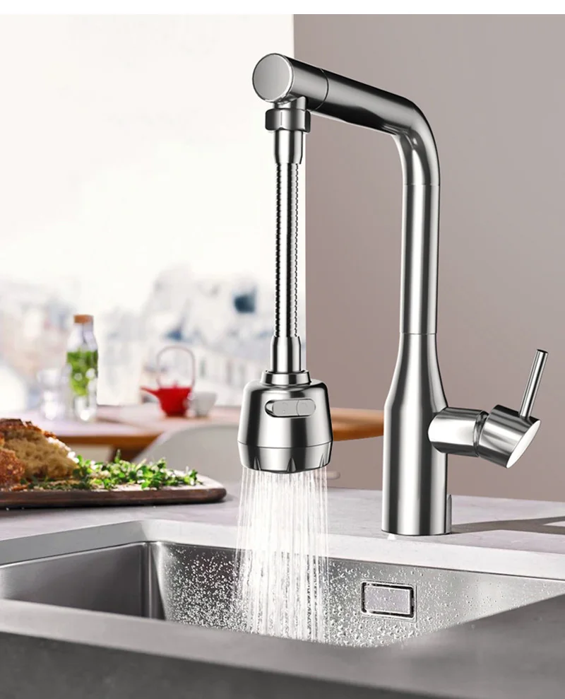 2/3 Modes Universal Kitchen Faucet Adapter 360 Rotation Faucet Filter Extenders Kitchen Gadgets Spray Water Saving Tap Nozzle