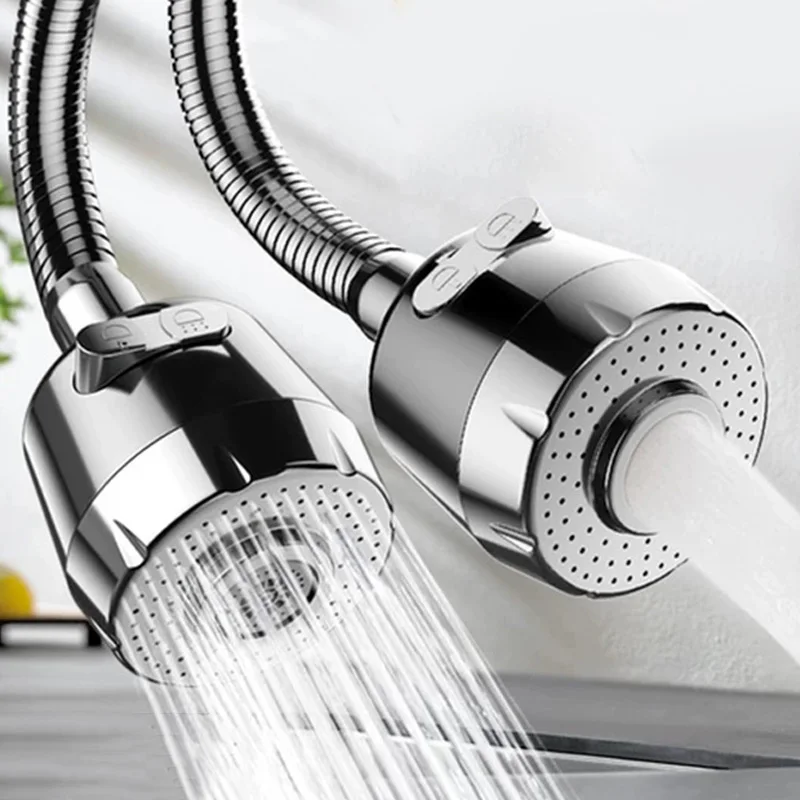 2/3 Modes Universal Kitchen Faucet Adapter 360 Rotation Faucet Filter Extenders Kitchen Gadgets Spray Water Saving Tap Nozzle
