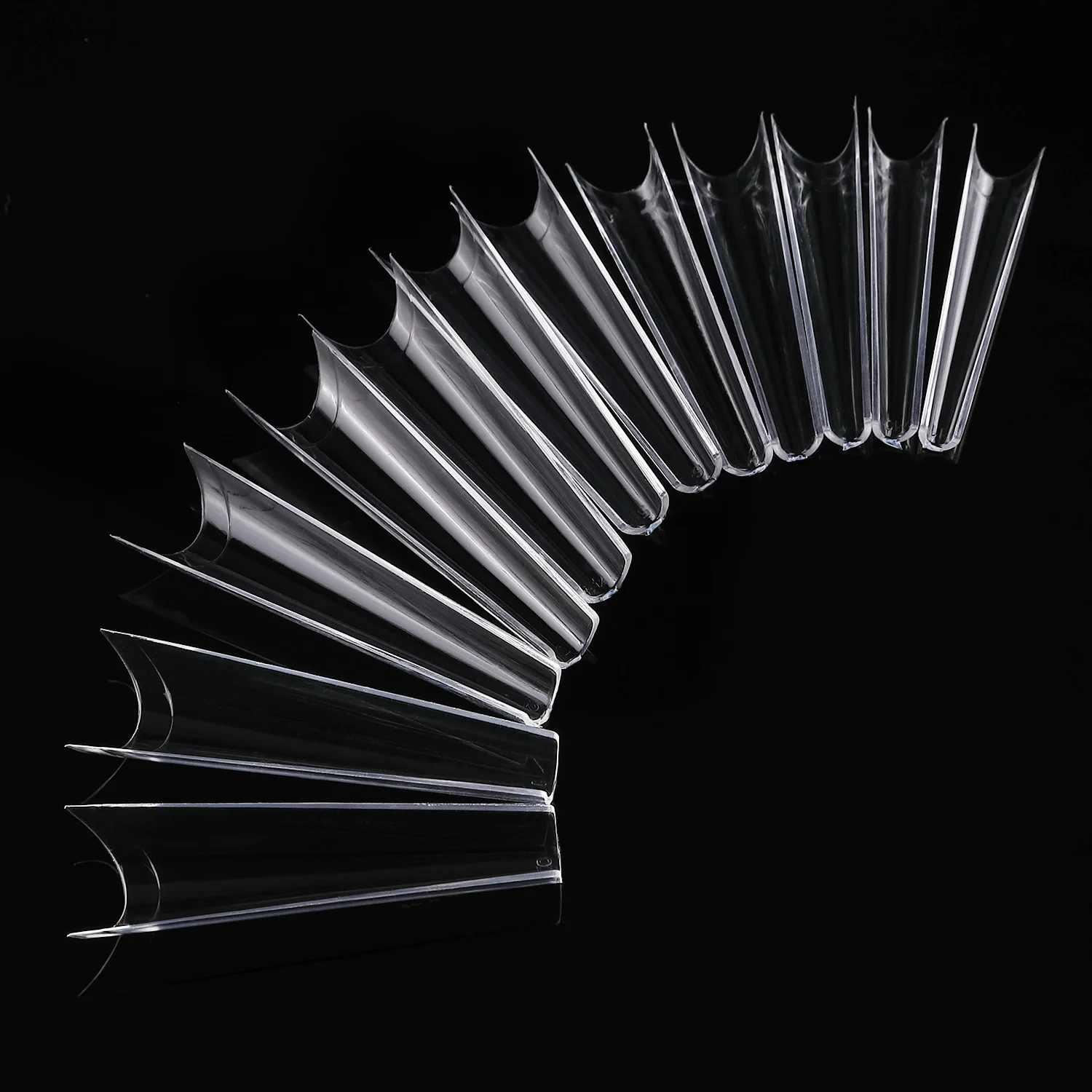 240PCS/Box False Nail Tips Square Straight Extra Long Half Cover Nails Artificial Acrylic False Nail Tips Press On Manicure Tool
