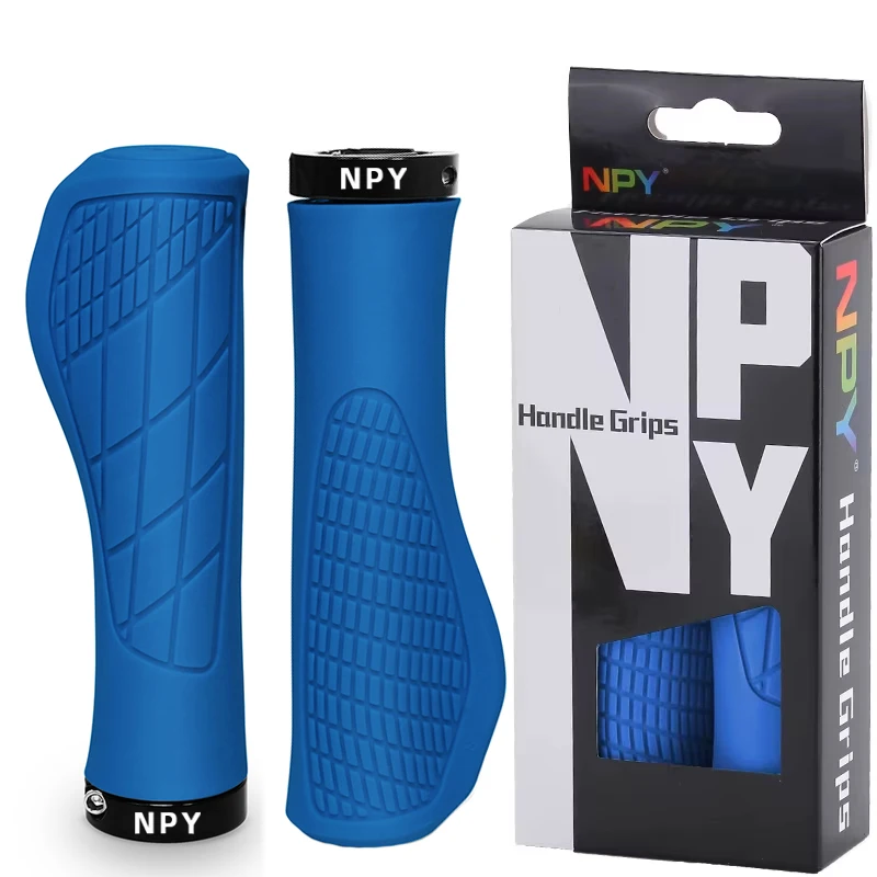 Bicycle Handlebar Grip Lock On Mountain Bike Grip Soft Rubber MTB Cuffs 22.2mm Bicycle Handle Cover Non-slip Bike Handles