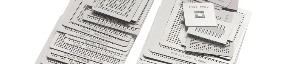 High-quality 47pcs/60pcs game console BGA pressure welding mold template assembly PS5 PS3-CPU PS3-GPU PS4 CXD90042GG CXD90061GG