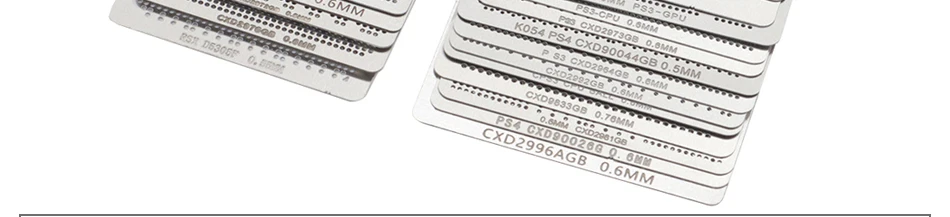 High-quality 47pcs/60pcs game console BGA pressure welding mold template assembly PS5 PS3-CPU PS3-GPU PS4 CXD90042GG CXD90061GG